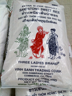 Three Ladies Brand - Sanpatong Sweet Rice